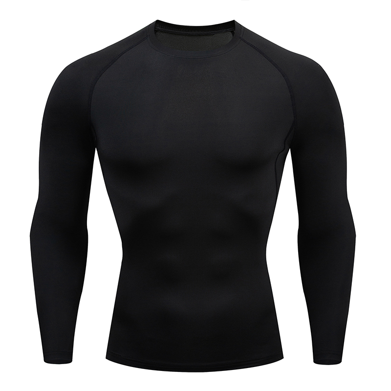 T Shirt Tight Fit - Men Bodybuilding Sports T-Shirt Quick Dry