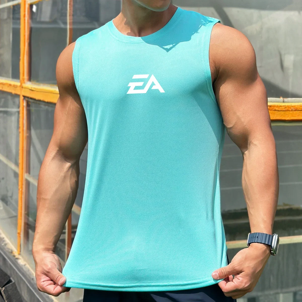 Summer New Trend Men's Pullove - Sleeveless Undershirt ulasan dan harga