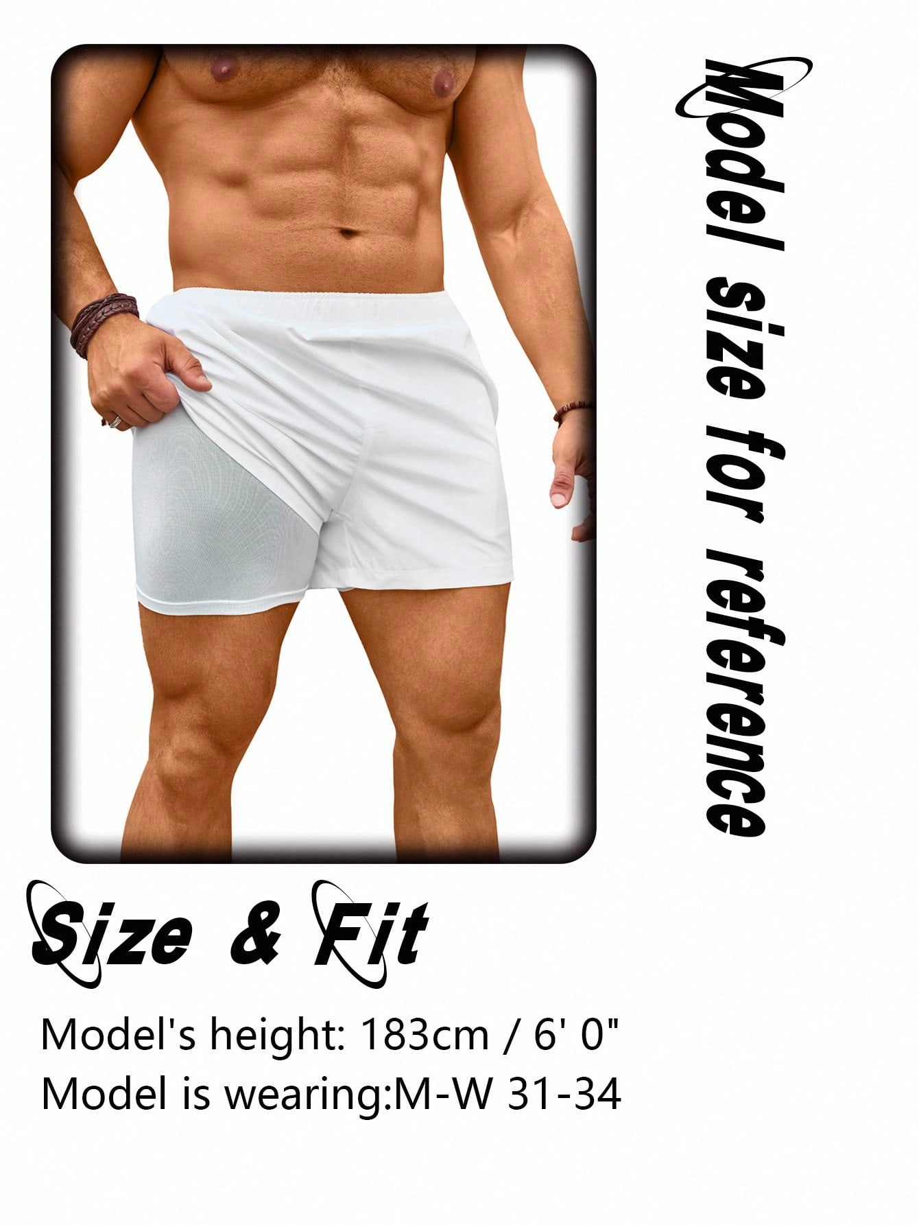 Men's Swimming Trunks Drawstri - Bamboo Fiber Trunk ulasan dan harga