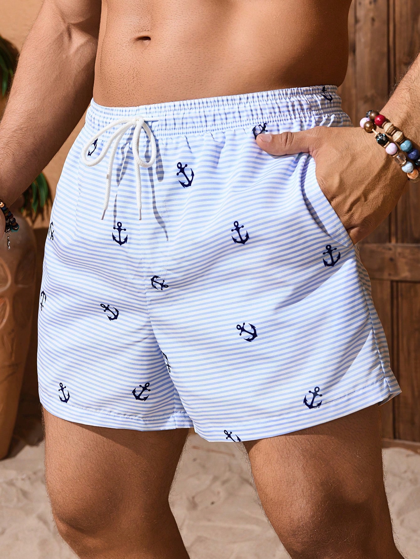 Men's Swimming Trunks Drawstri - Bamboo Fiber Trunk ulasan dan harga