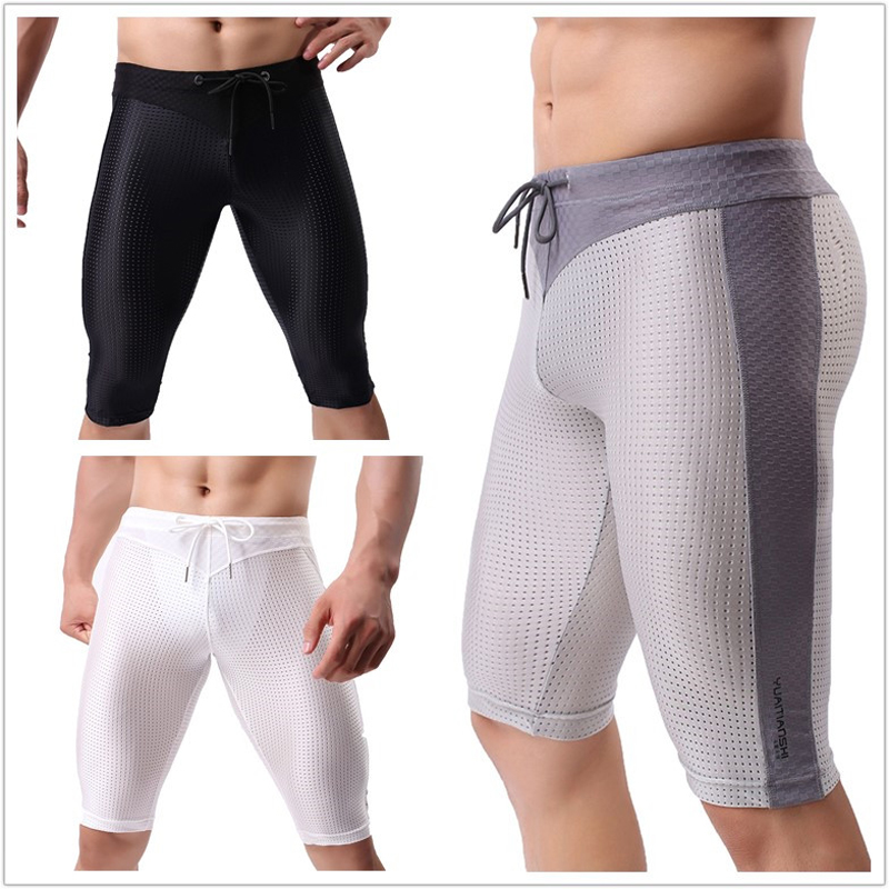 Men's Underwear Sexy Mesh Stit - Mesh Sport Boxer ulasan dan harga