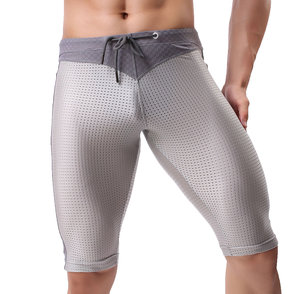 Men's Underwear Sexy Mesh Stit - Mesh Sport Boxer ulasan dan harga