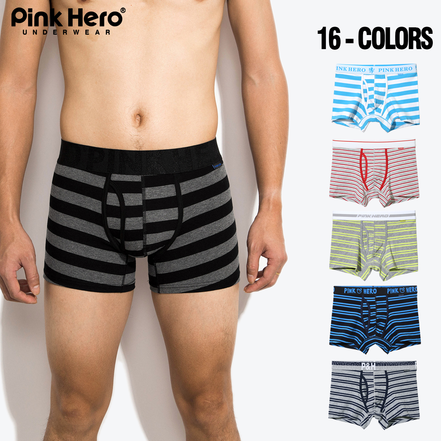 PINKHERO Fashion Underwear Str - Boxer Brief Pack Cotton ulasan dan harga