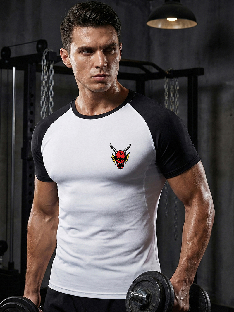 Men's Graphic Short Sleeve Com - Base Layer Top ulasan dan harga