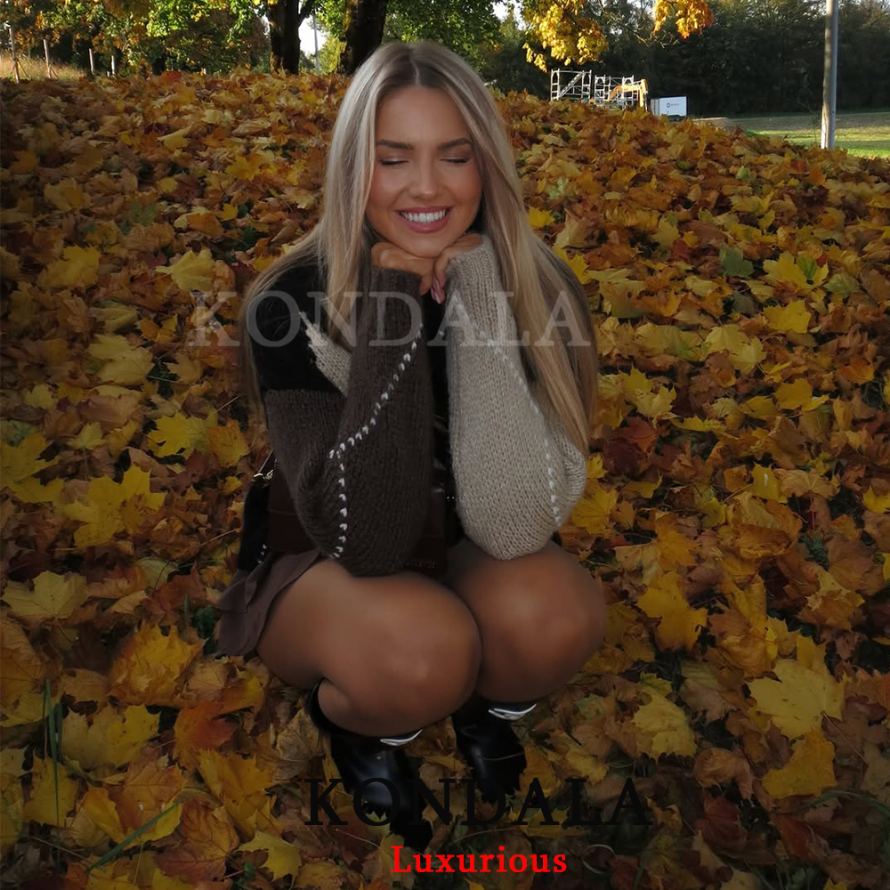 KONDALA Vintage Plaid Knit Swe - Thermal Long John ulasan dan harga