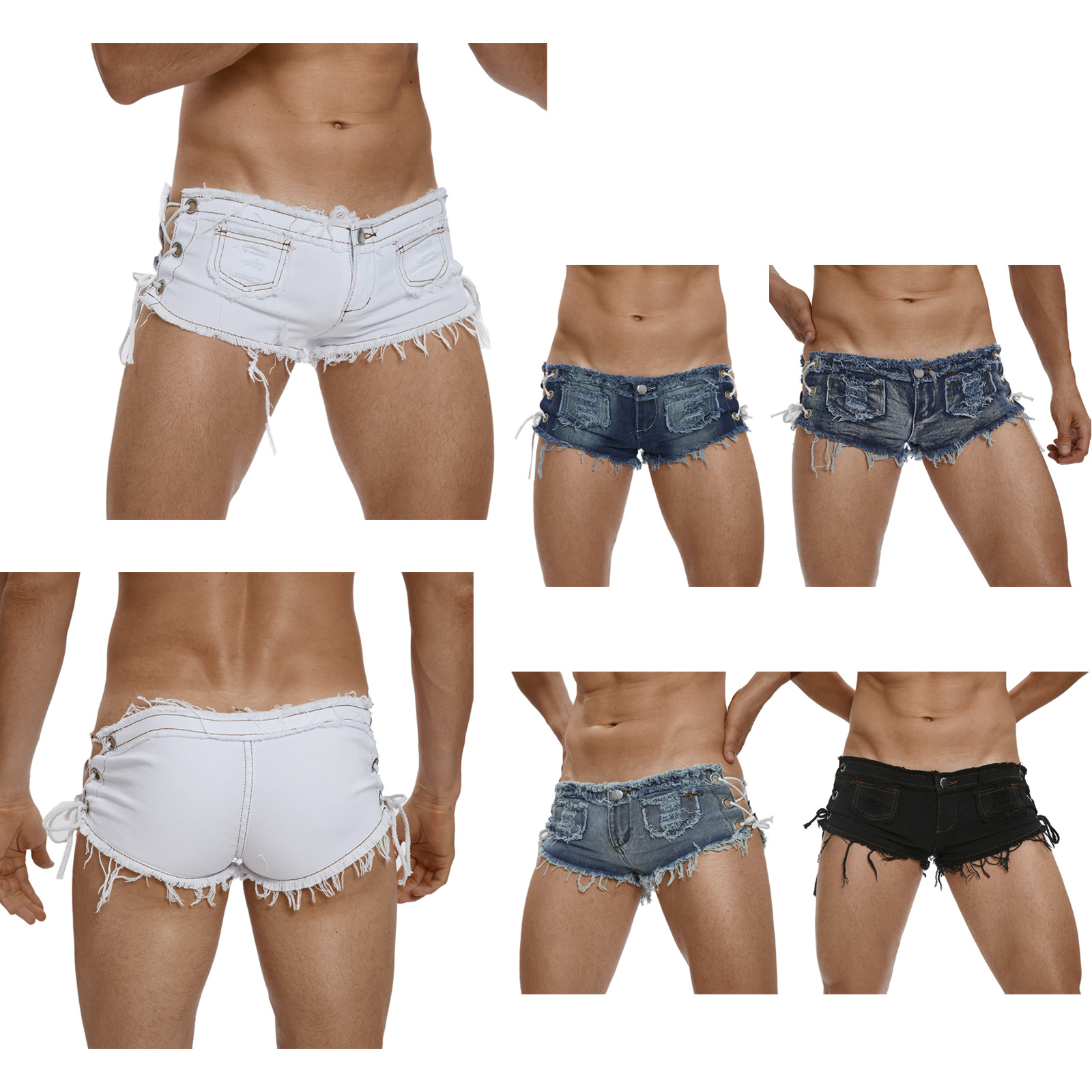 Mens Low Rise Extra Short Hot  - Boxer Brief Pack Cotton ulasan dan harga