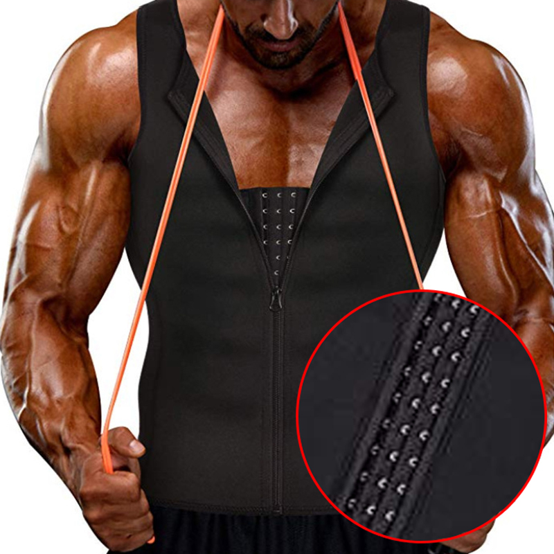 Men's Slimming Sauna Suits Com - Sleeveless Undershirt ulasan dan harga
