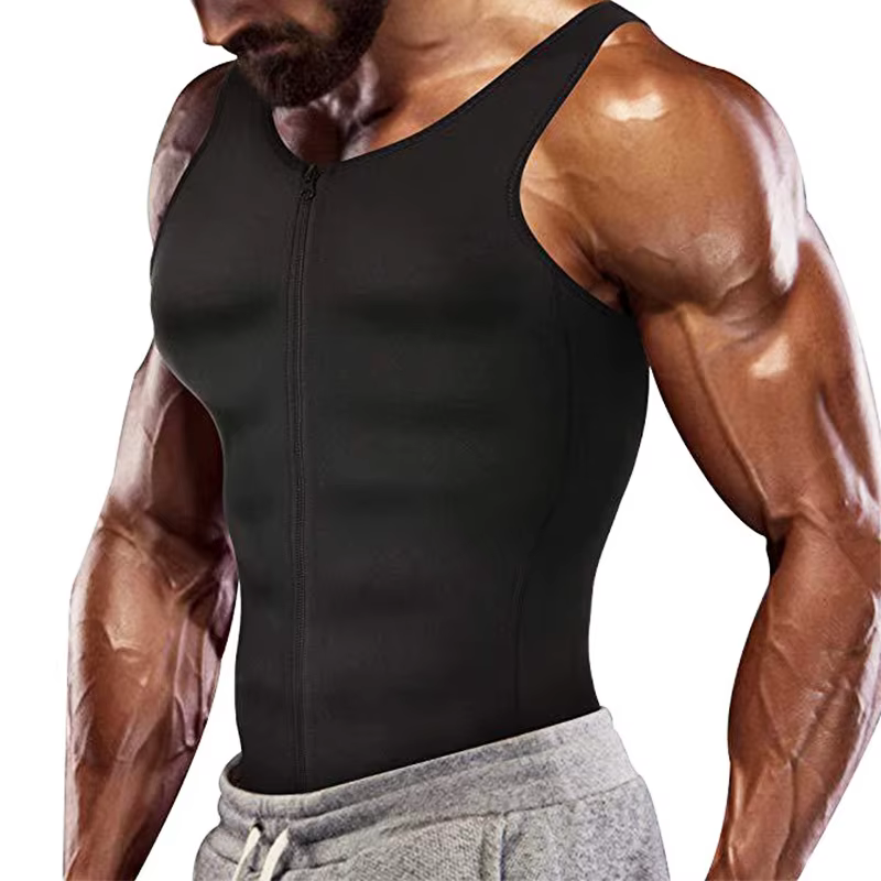 Men's Slimming Sauna Suits Com - Sleeveless Undershirt ulasan dan harga