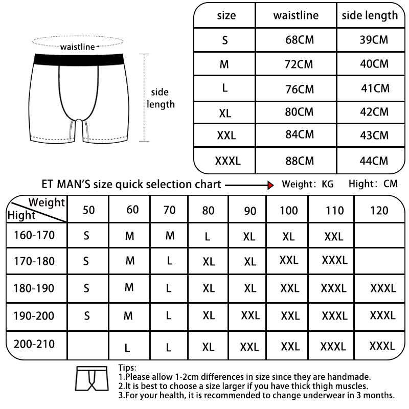 Mens Anti-Ride Up Boxer Briefs - Boxer Brief Pack Cotton ulasan dan harga