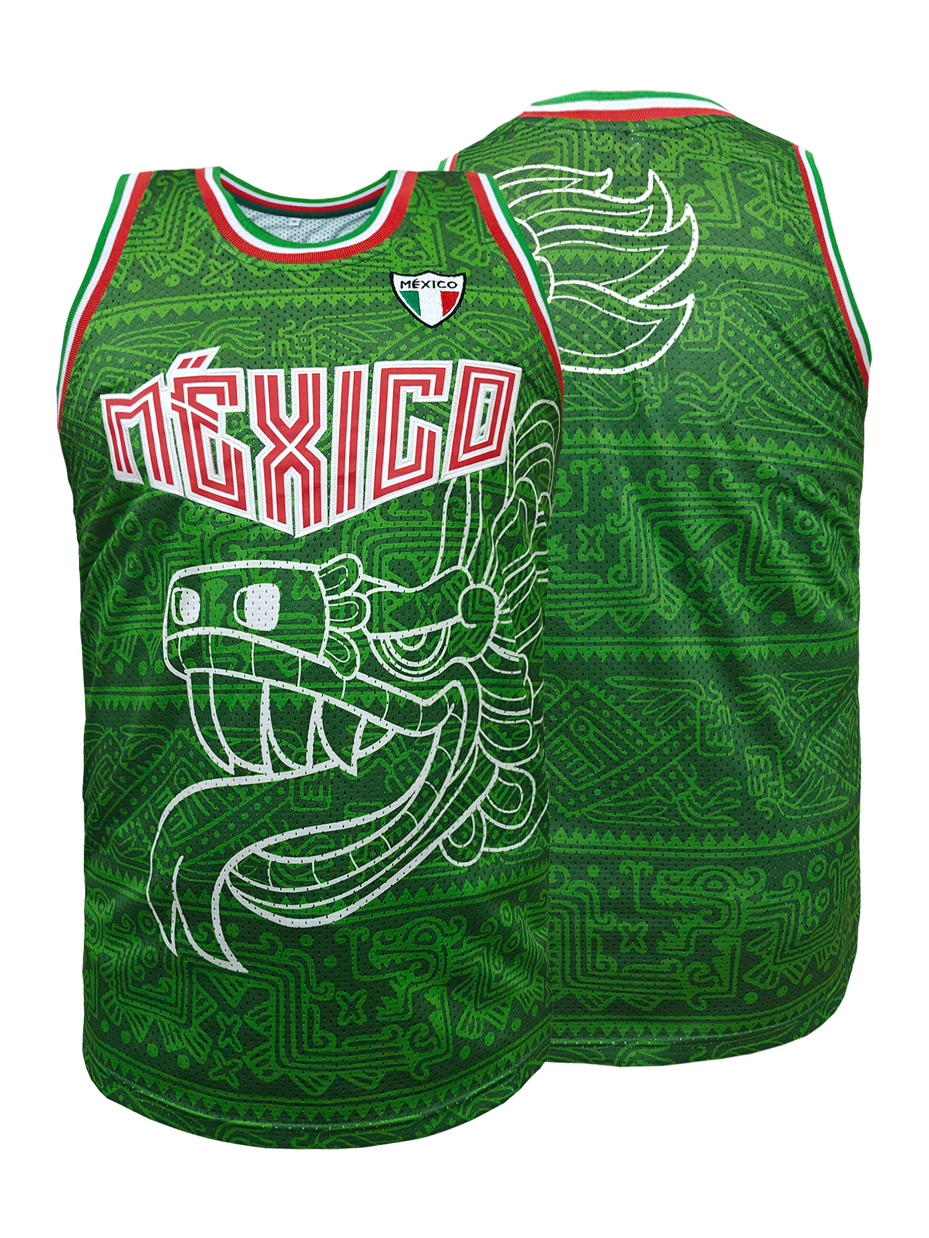 Mexico Embroidered Basketball  - Sleeveless Undershirt ulasan dan harga