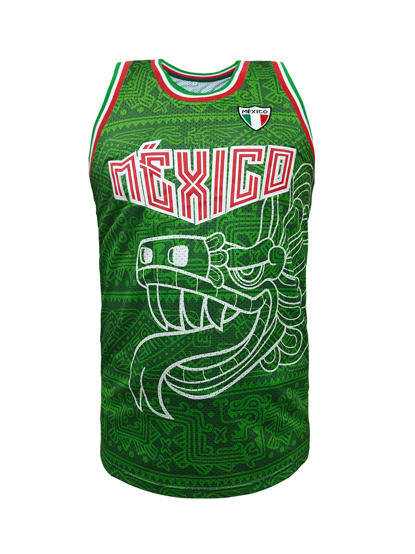 Mexico Embroidered Basketball  - Sleeveless Undershirt ulasan dan harga
