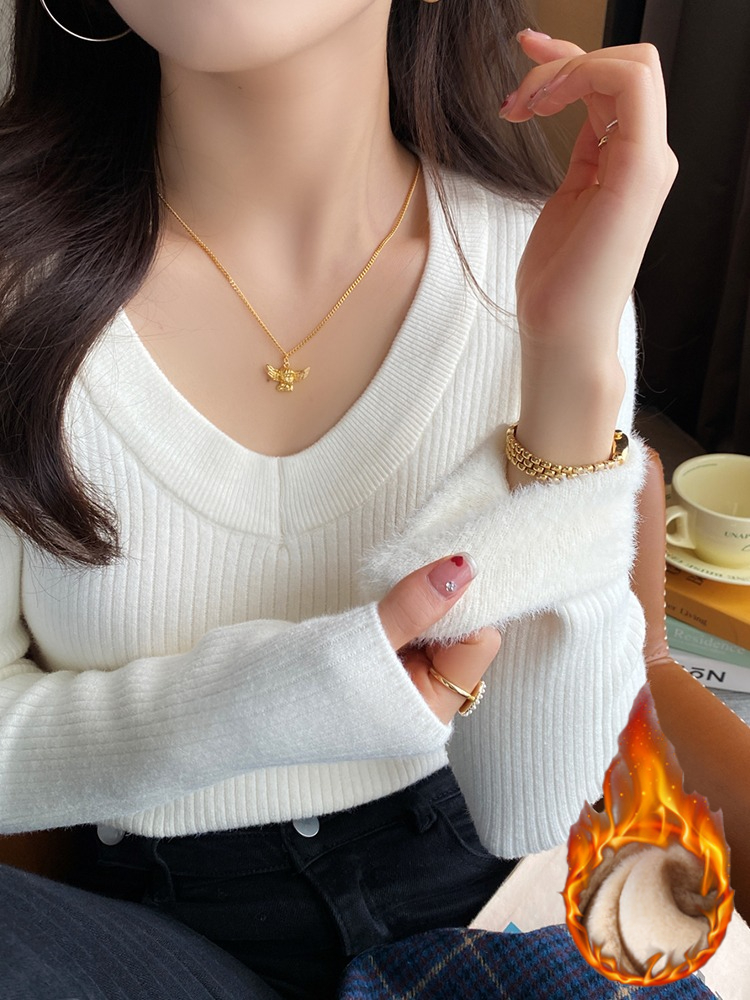 Fashion V-Neck Fleece-lined Th - Thermal Long John ulasan dan harga