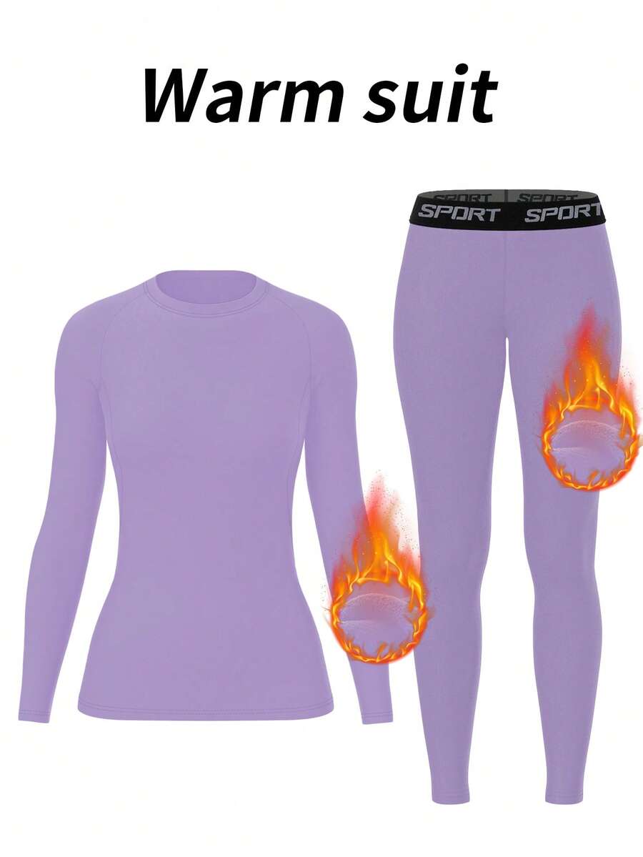 Women Fleece Thermal Underwear - Base Layer Top ulasan dan harga