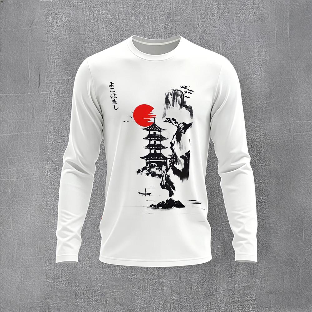 Chinese Style Ink Plum Blossom - Base Layer Top ulasan dan harga