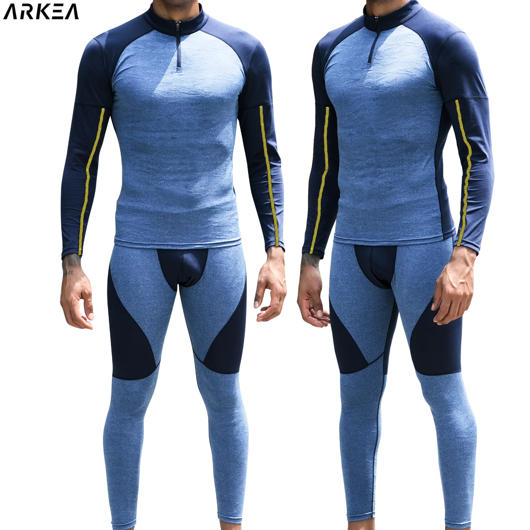 Mens Running Set Compression T - Compression Long Pant ulasan dan harga
