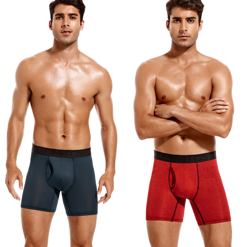 Men's Panties Front Open Under - Boxer Shorts Modal ulasan dan harga
