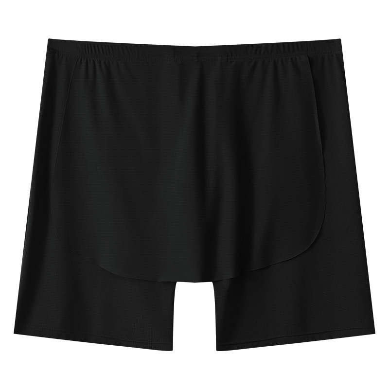 Men Underwear Cueca Solid Ice  - Long Leg Trunk Men ulasan dan harga