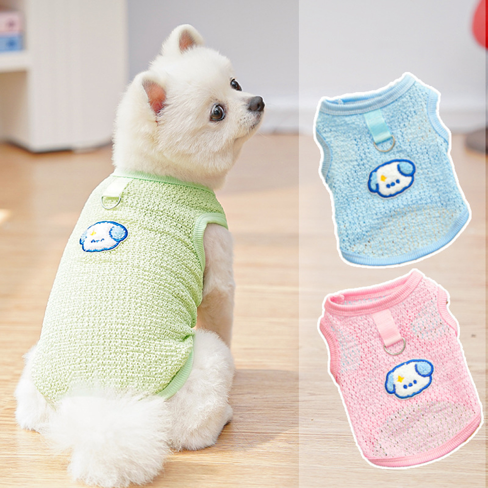Cute Dog Cooling Vest Solid Br - Sleeveless Undershirt ulasan dan harga