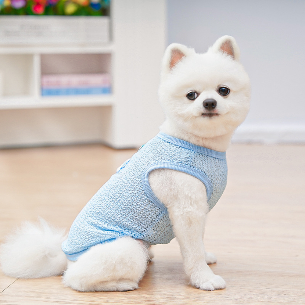 Cute Dog Cooling Vest Solid Br - Sleeveless Undershirt ulasan dan harga