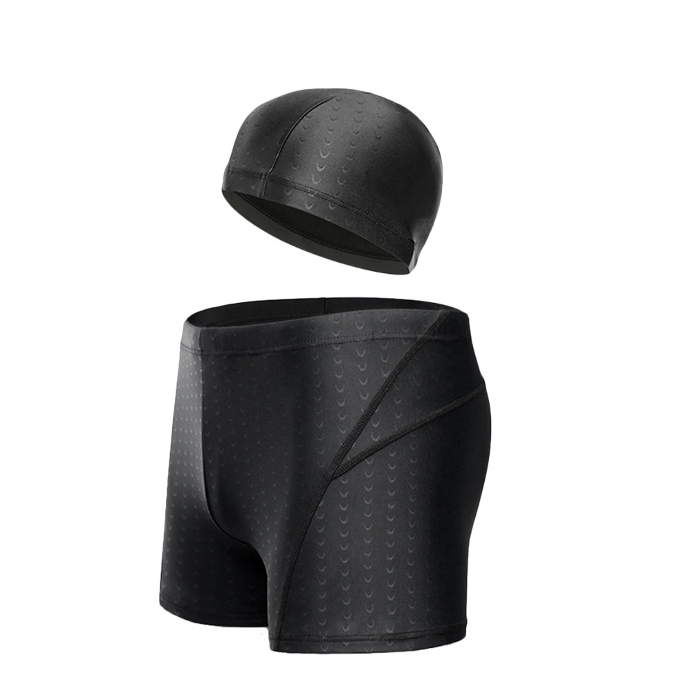 Men Swimming Suits Set Swimmin - Trunk Breathable Men ulasan dan harga