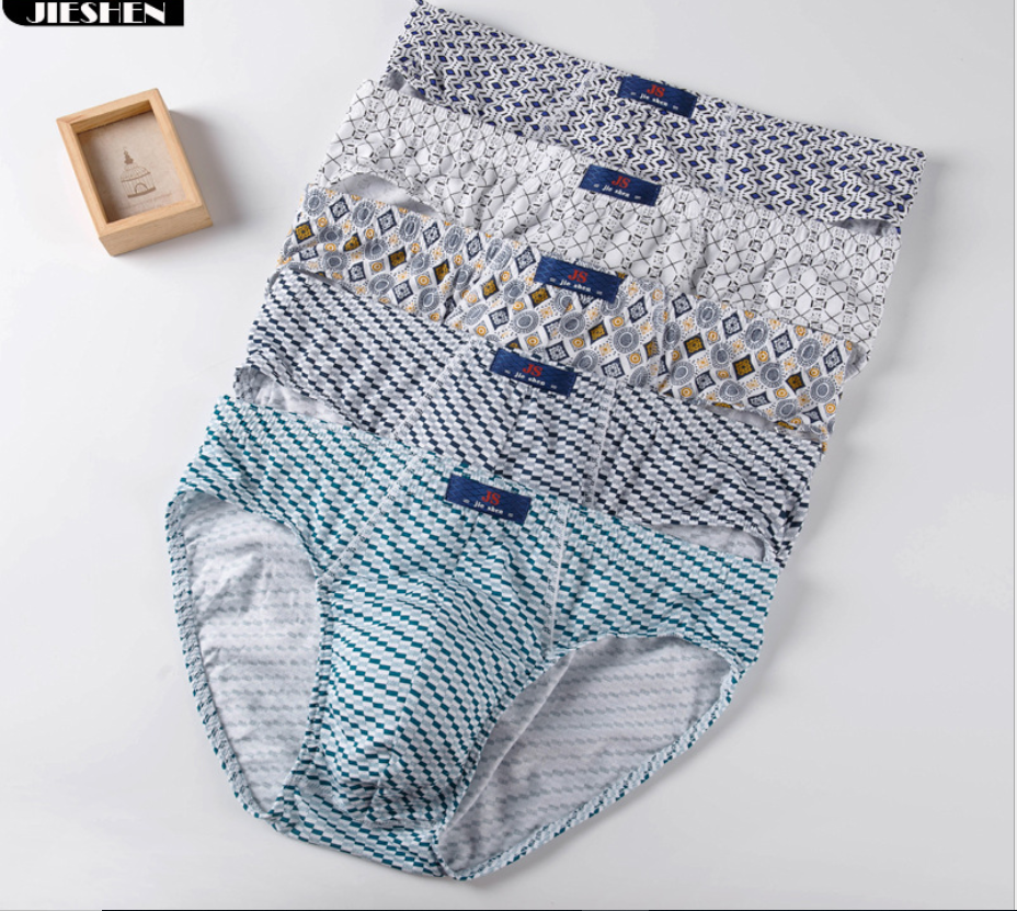 100% Cotton Briefs Mens Comfor - Multi Pack Underwear ulasan dan harga