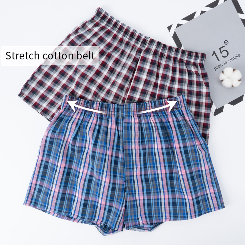 2 Pcs/Lot Men's Boxer Briefs 1 - Boxer Brief Pack Cotton ulasan dan harga