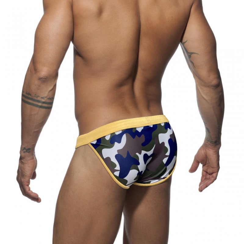Sexy Mens Swim Briefs Camoufla - Trunk Breathable Men ulasan dan harga