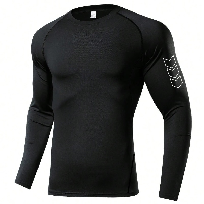 Men Quick-dry T-shirt Long Sle - Base Layer Top ulasan dan harga